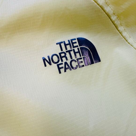 The North Face Bright Yellow Lightweight Windbreaker Zip Front Jacket - Picture 3 of 9